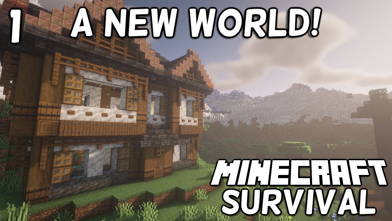 A NEW WORLD! Minecraft 1.18 Survival Let's Play - Ep 1