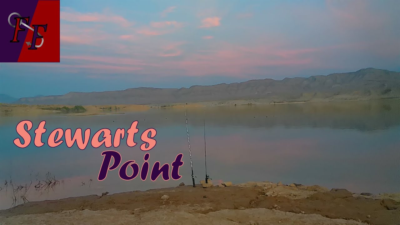 Overnight camping and fishing at Stewart's Point, Lake Mead, Nevada
