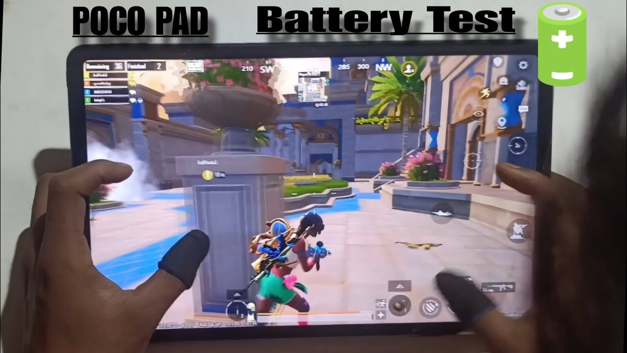 Poco pad 5g full Battery Draining Test bgmi|क्या ये गेमिंग टैब है या नहीं Bgmi poco pad 5g 