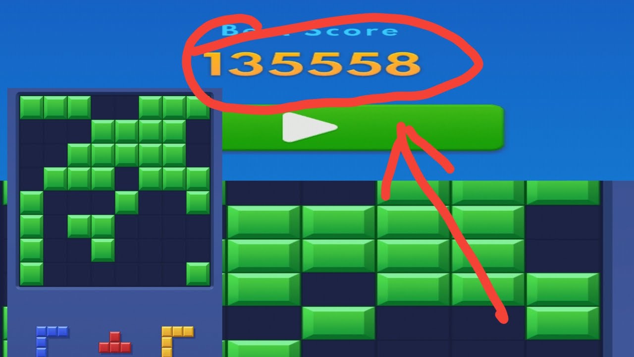 Today new High score unlocked in the game ✈️😮 Block blast game