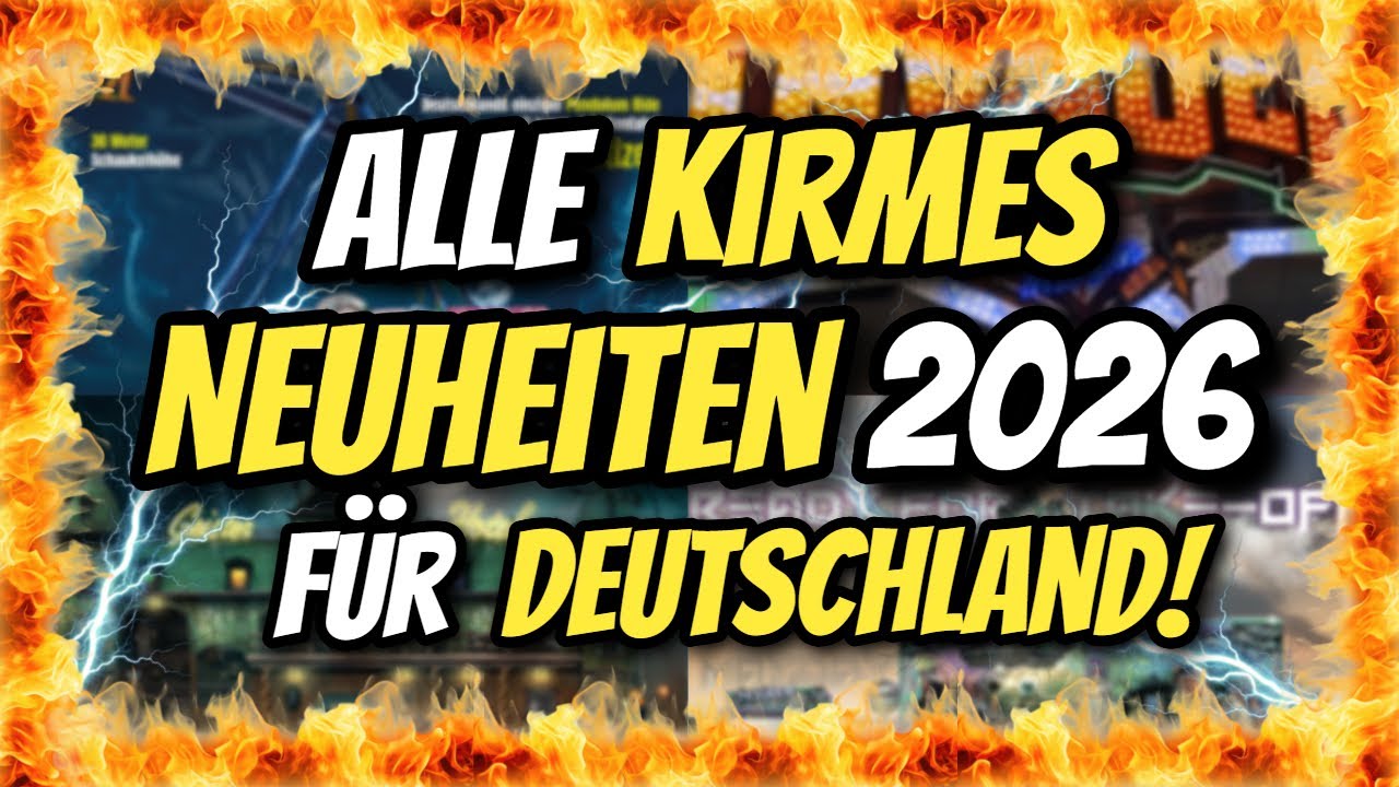 ALLE KIRMES🎡 NEUHEITEN 2026 für DEUTSCHLAND!😱