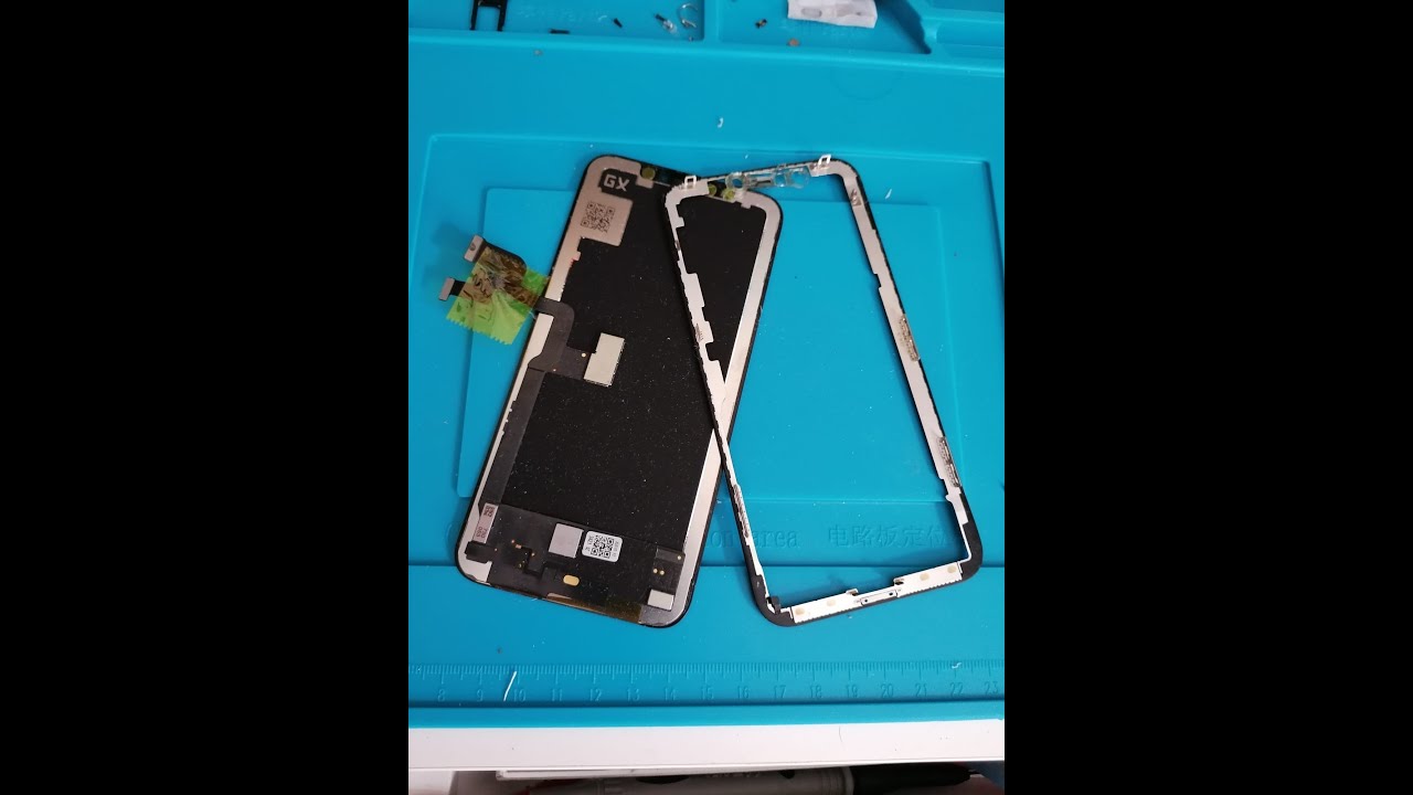 Pantalla Separa IPhone X,  como volverla pegar montar en su bastidor marco o bisel sin dañarla