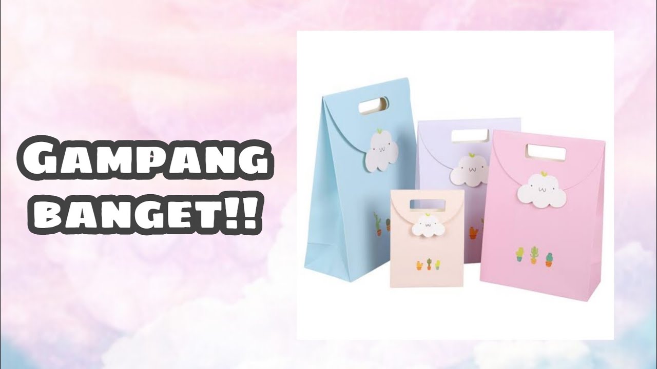 Cara Membuat Paper Bag / Bungkus Kado Ala di Mall | Ayu Rahayu