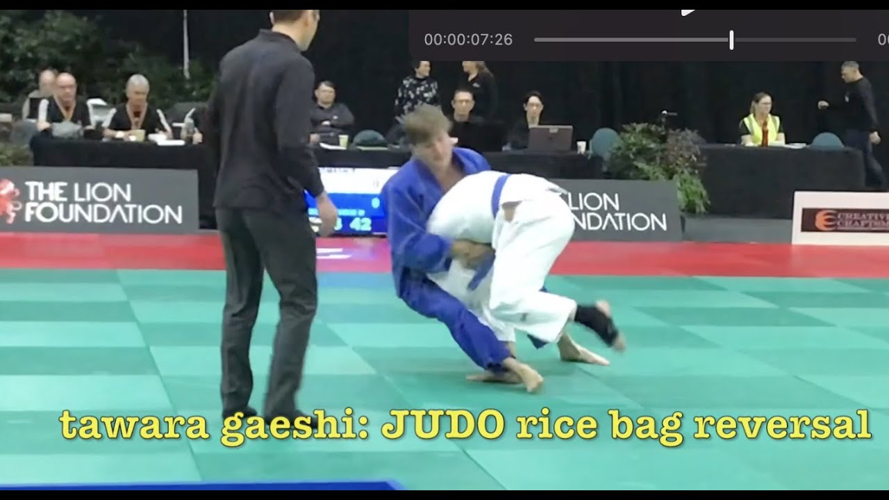 tawara gaeshi - JUDO Rice Bale Reversal Throw