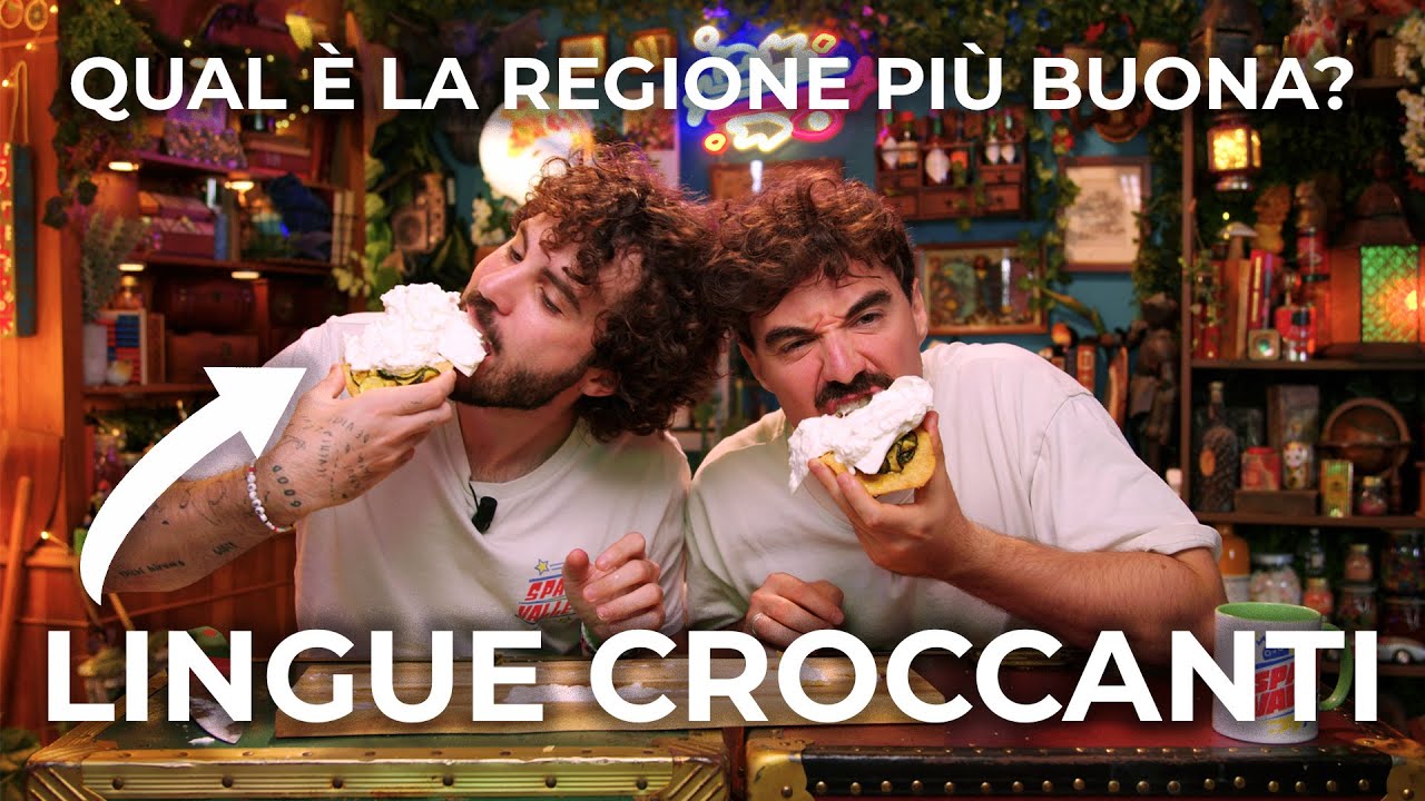 LINGUE CROCCANTI delle REGIONI! Quale sarà la più buona secondo Space Valley?  👀 [EP.2]