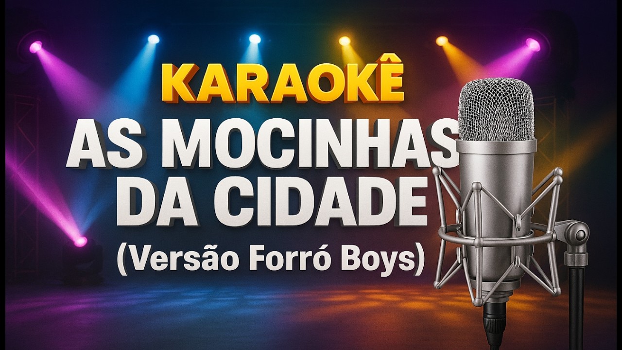 Karaokê As Mocinhas da Cidade Versão ForróBoys Xote Boys