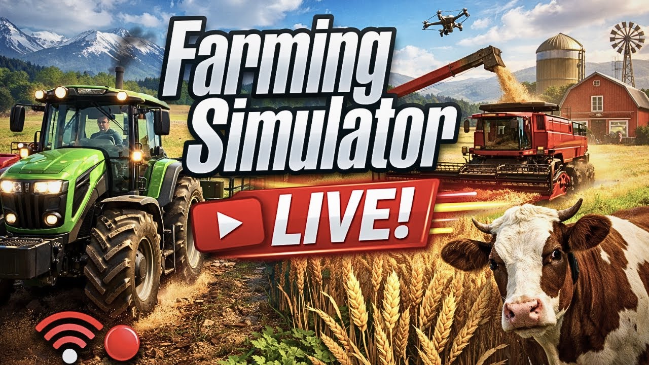 🔴 LIVE Farming Simulator 25 Career Mode 🚜 Starting New Farm & Earning Money 💰