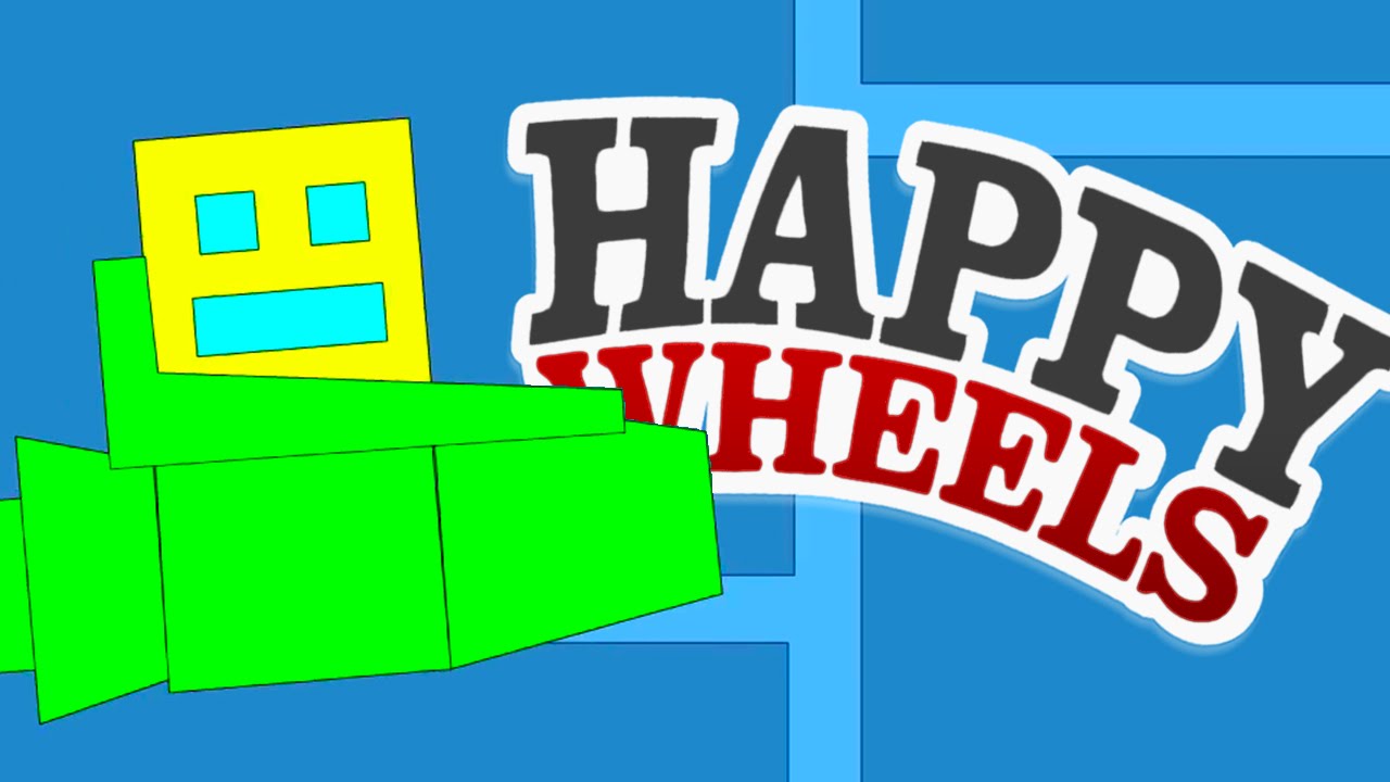 FLAPPY GEOMETRY DASH - Happy Wheels 37