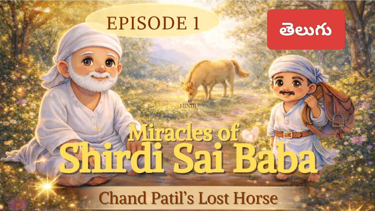 Sai Baba kathalu | Ep1- Telugu  |  Miracles of Shirdi Sai Baba  | చాంద్ పటేల్ కథ |  