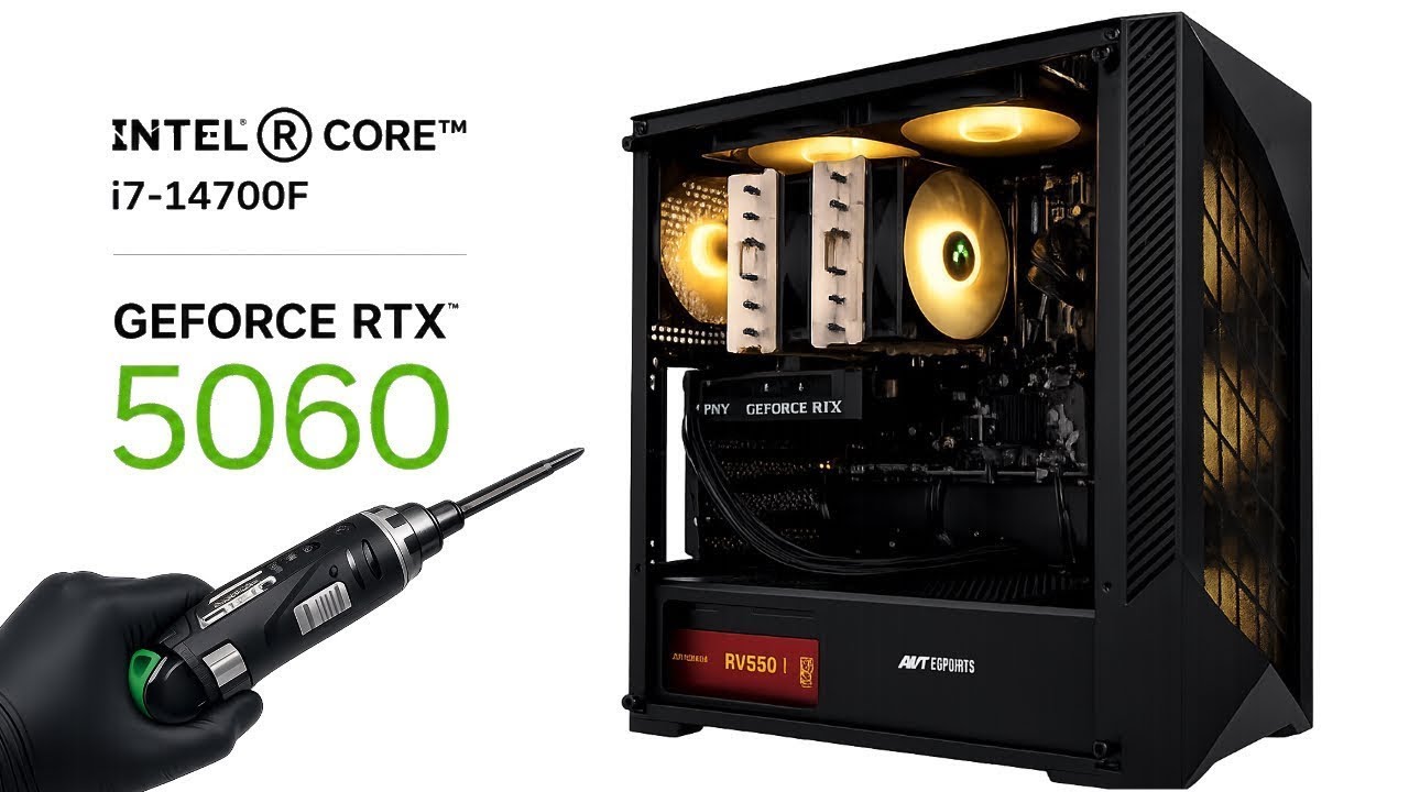 Ultimate Budget Gaming PC Build 🔥 Intel i7 14700F + RTX 5060  PC build  2026