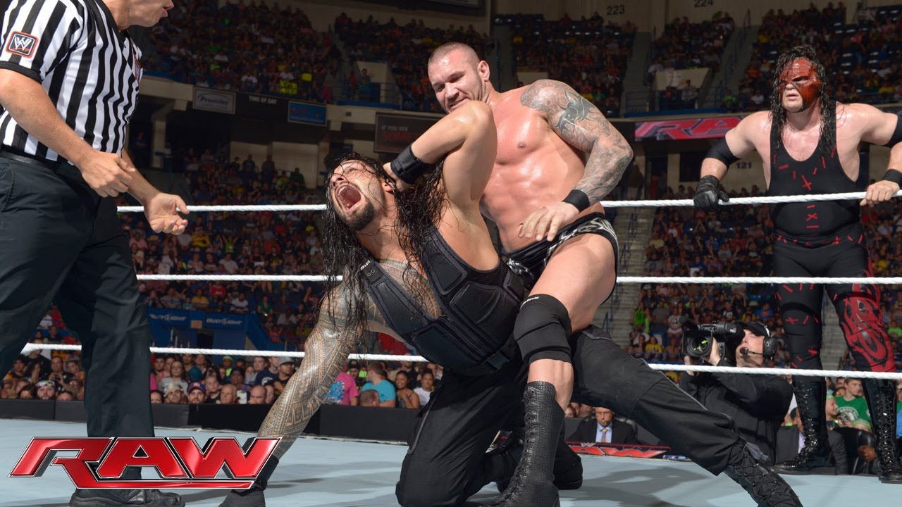 Джон Сина и Роман Рейнс против Рэнди Ортона и Кейна: Raw, 30 июня 2014 г.