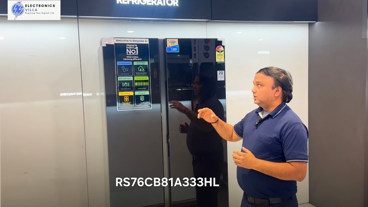 Samsung | RS76CB81A333HL | Bespoke 653 L Side by Side Detailed Demonstration