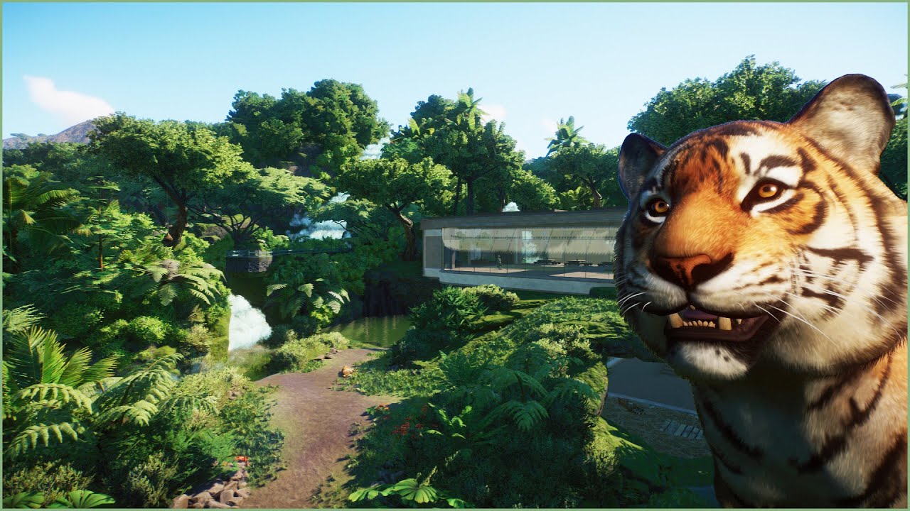 🐅Tropical bengal tiger habitat | Conuco Zoo | Planet Zoo | speedbuild🥑