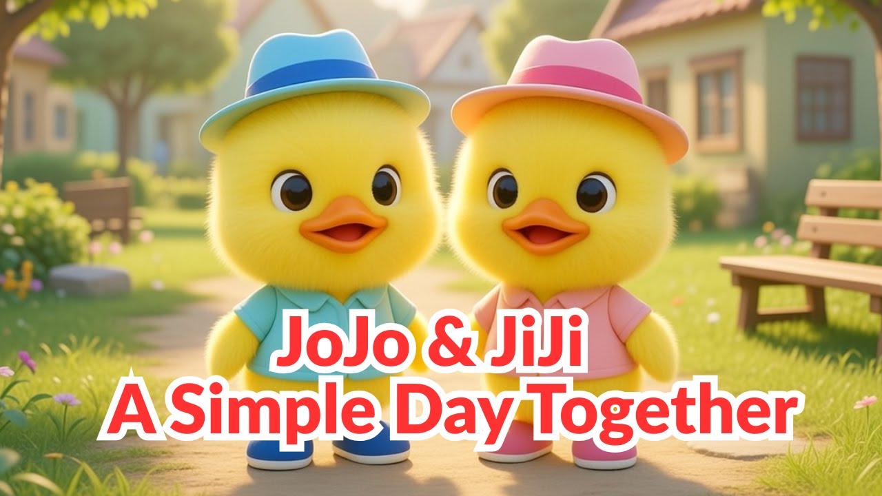 A Simple Day Together 🌤️ | Duck & Chick (JoJo & JiJi) | Juli a Julie a Kids Channel