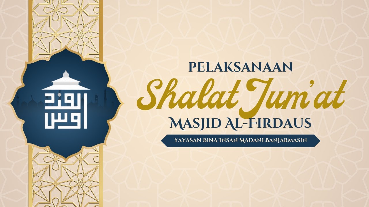 PELAKSANAAN SHALAT JUM'AT 20 FEBRUARI 2026