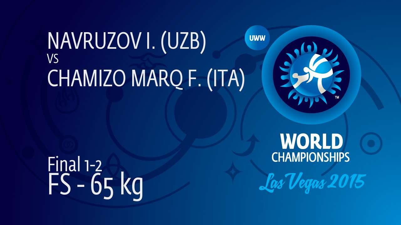 GOLD FS - 65 kg: F. CHAMIZO MARQ (ITA) df. I. NAVRUZOV (UZB), 4-3