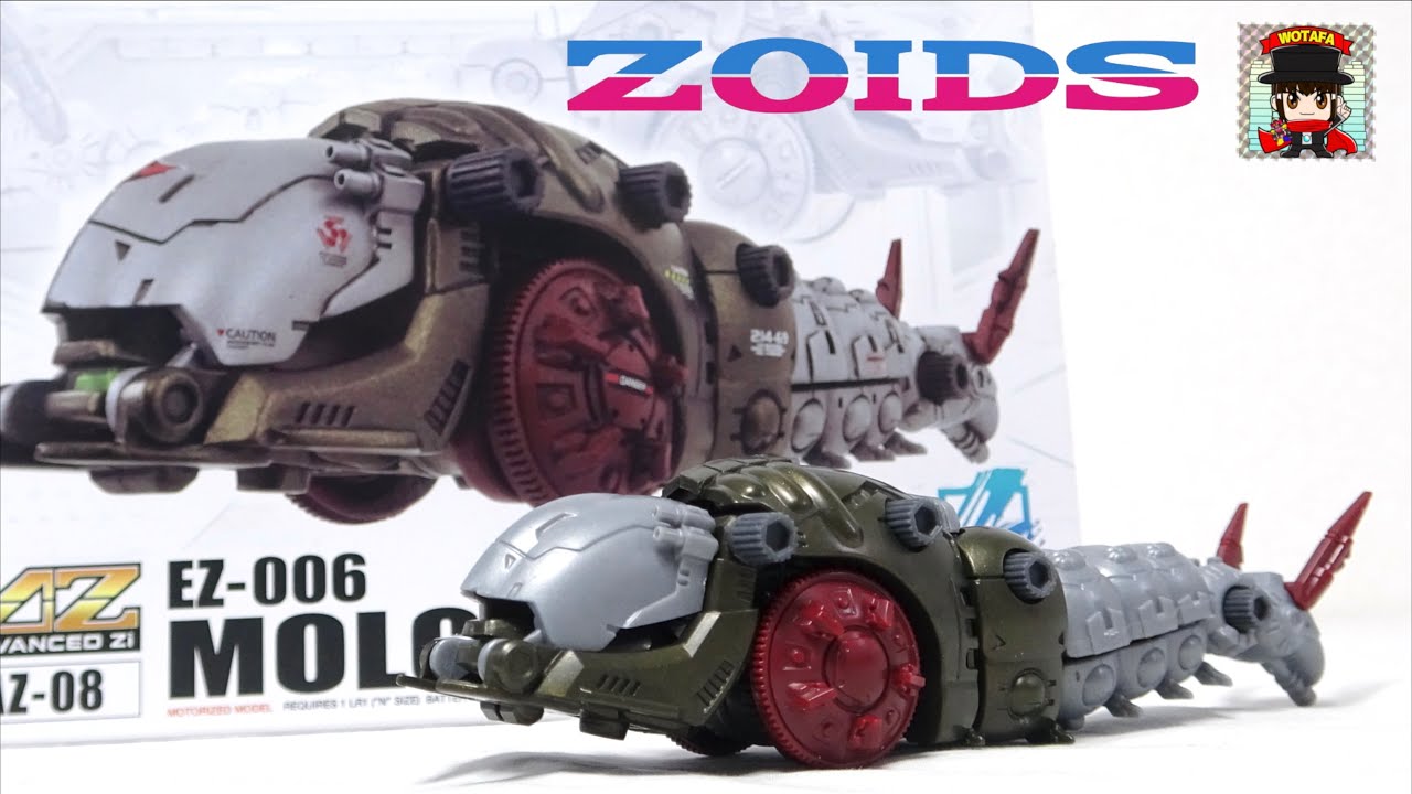 【ZOIDS AZ-08 モルガ(昆虫型)  】うにょうにょ動きが可愛い笑！ヲタファの ゾイド レビュー / ZOIDS  'Advanced Zi' MOLGA