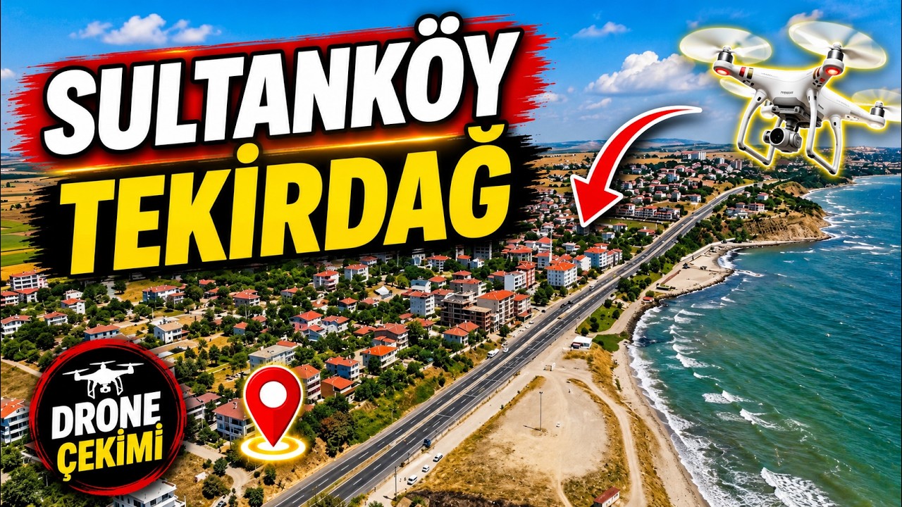 SULTANKÖY TEKİRDAĞ | DRONE ÇEKİMİ #sultanköy #tekirdağ