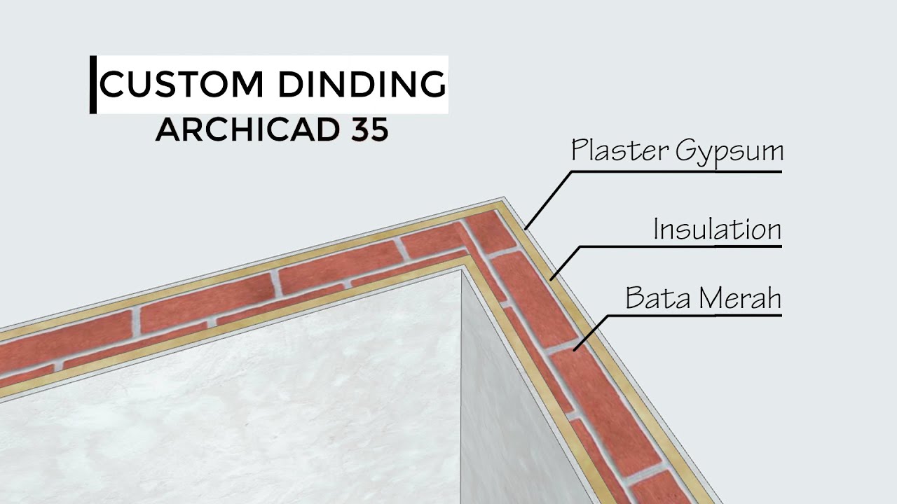 Cara Custom Dinding di Archicad