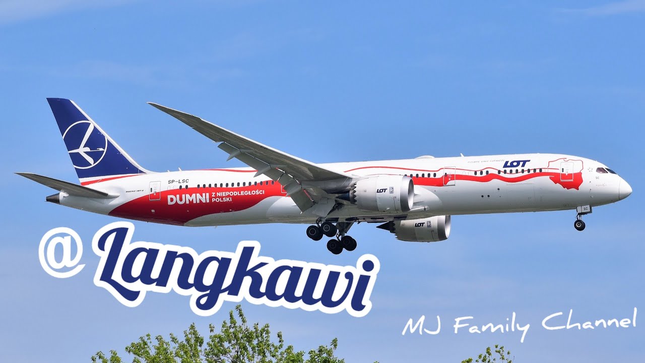 Plane Spotting | LOT Polish Airlines 787-9 (Independence Livery) SP-LSC At Langkawi Airport 11/11/24