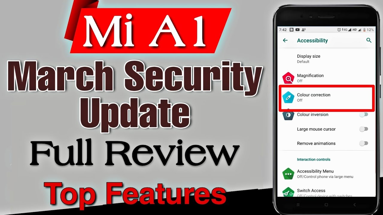 Mi A1 New Features after March Update, Mi A1 full review of March security update, Mi A1 New Feature