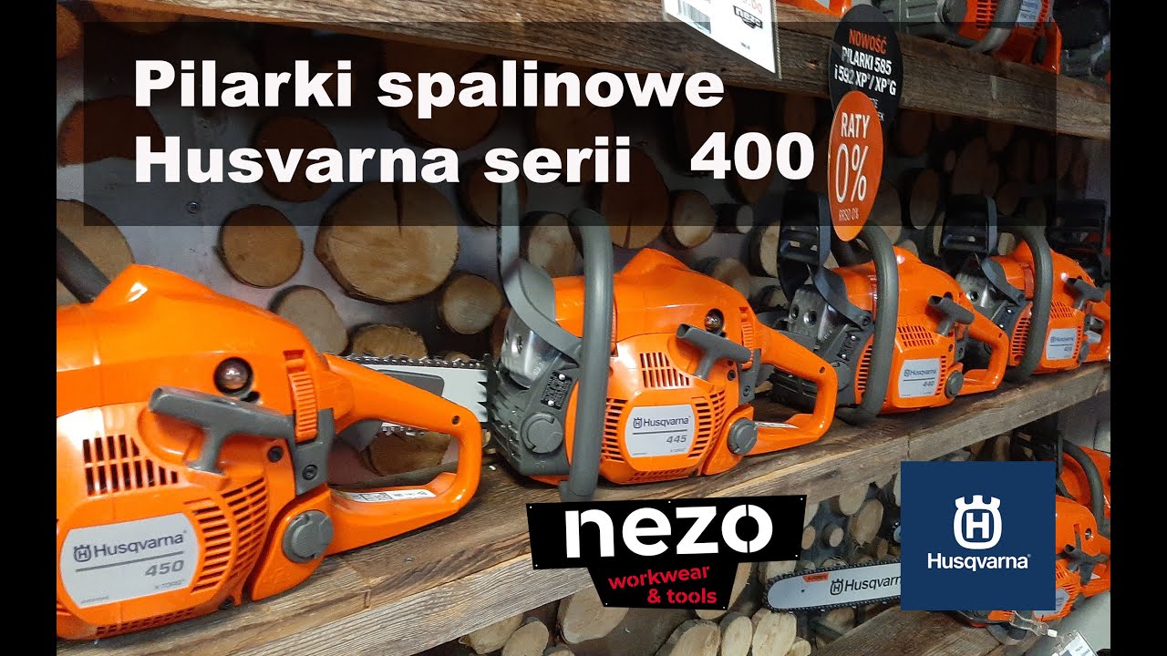 Pilarki spalinowe Husqvarna serii 400
