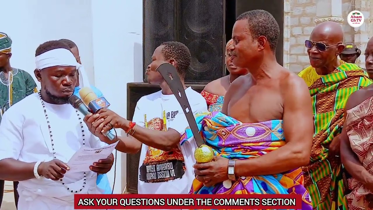 Swearing-in ceremony at Senya Beraku 