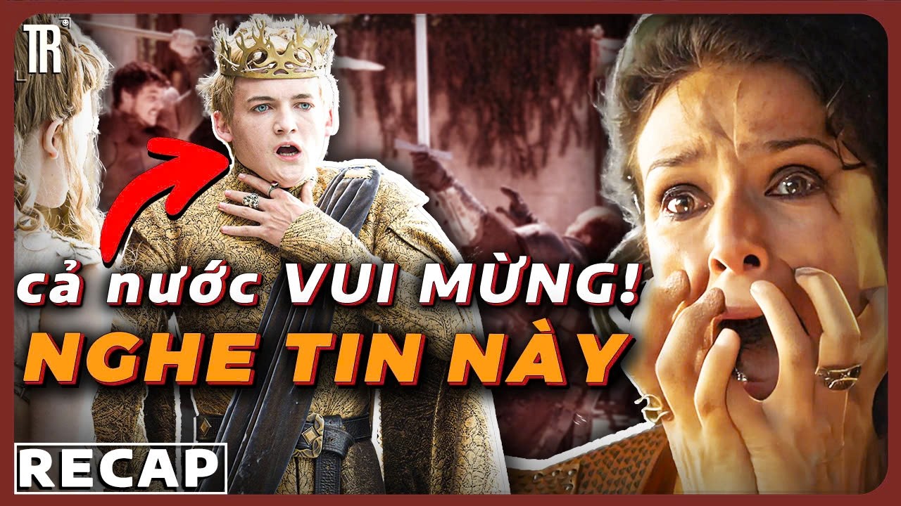 Bão Yagi mà ở nhà xem Joffrey bị ám sát thì còn gì bằng | Game Of Thrones Mùa 4