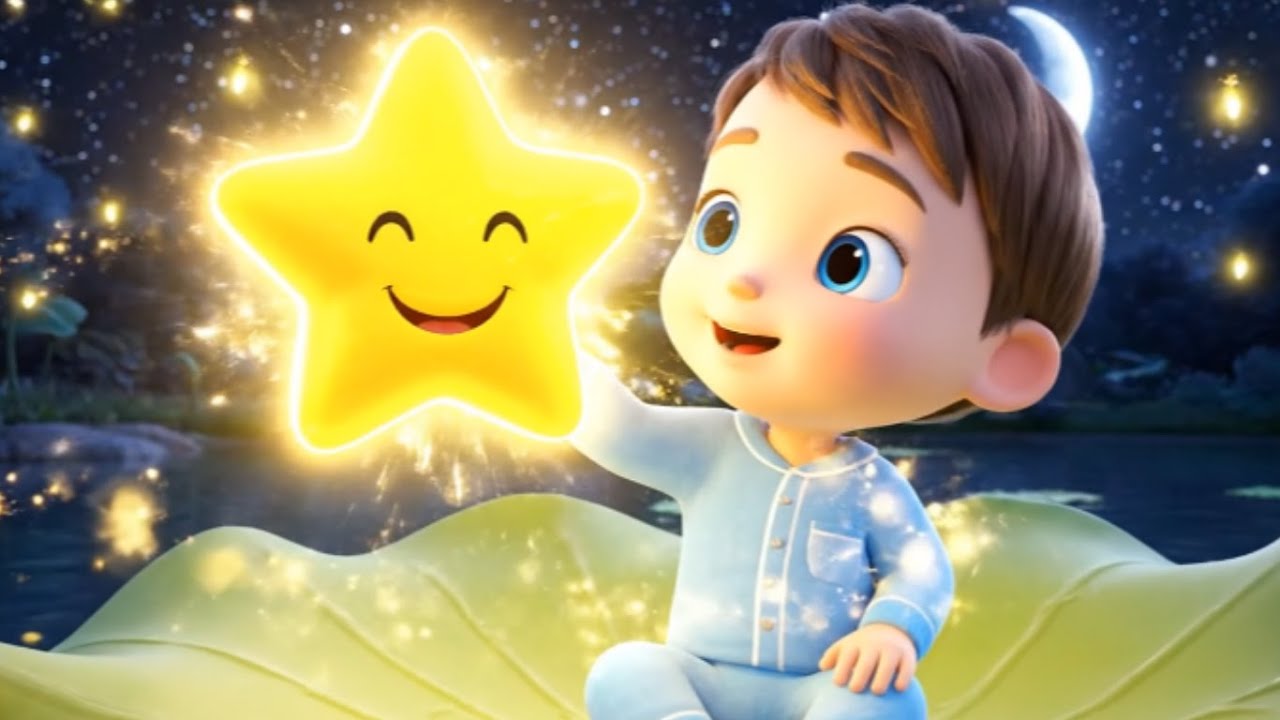 🌌 Twinkle Twinkle Little Star Lullaby | Calming Music for Baby Sleep Like an Angel