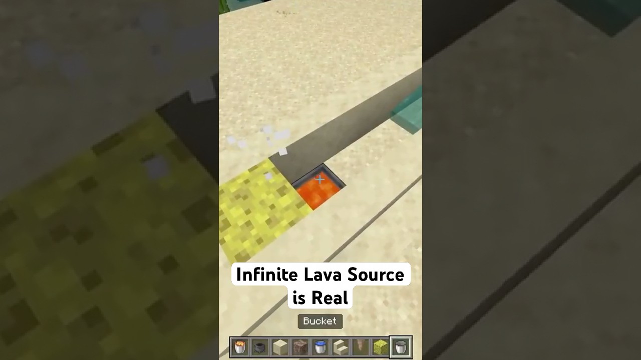 The Easiest Infinite Lava Source in Minecraft!