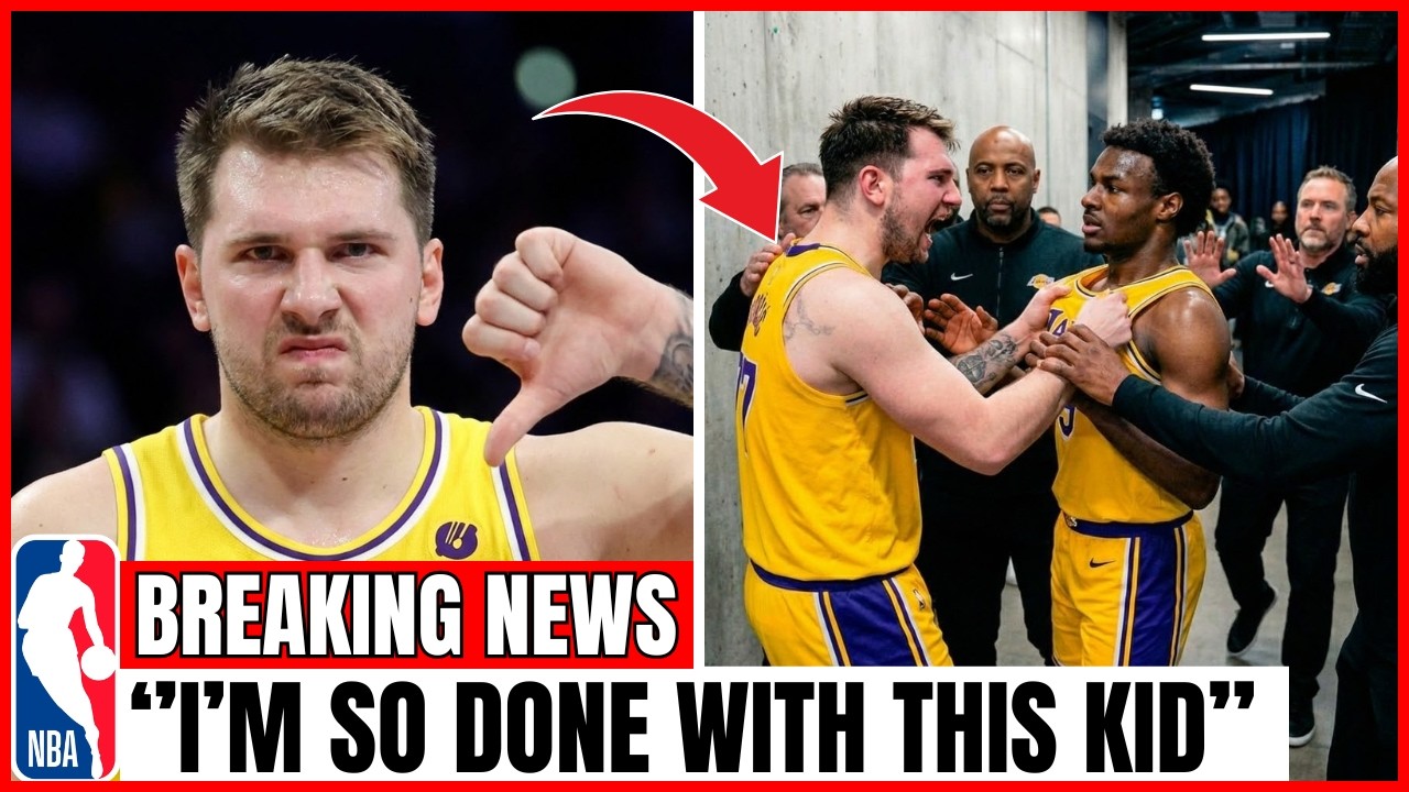 Luka Doncic FINALLY Snaps on Bronny James — Confrontation Got HEATED