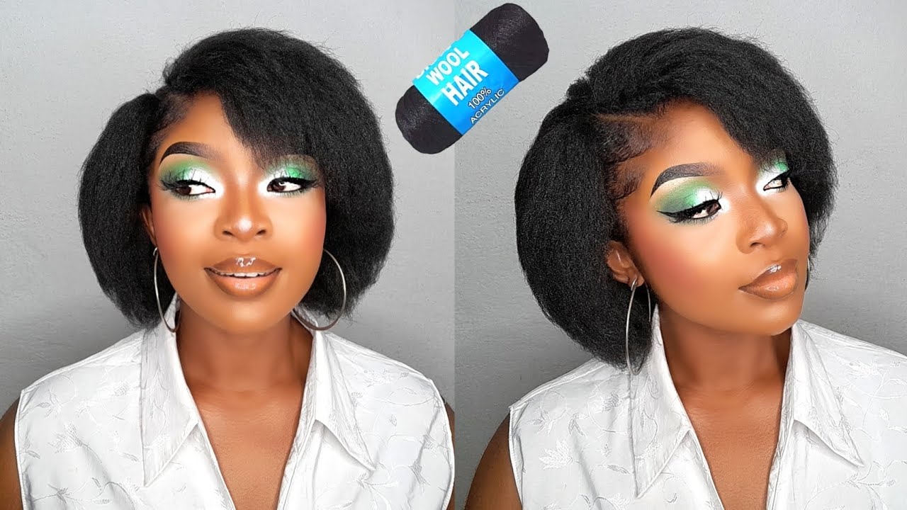 Ever Tried CROCHET AFRO Using Brazilian Wool😳 Crochet Hairstyles| Afro Crochet Hairstyles