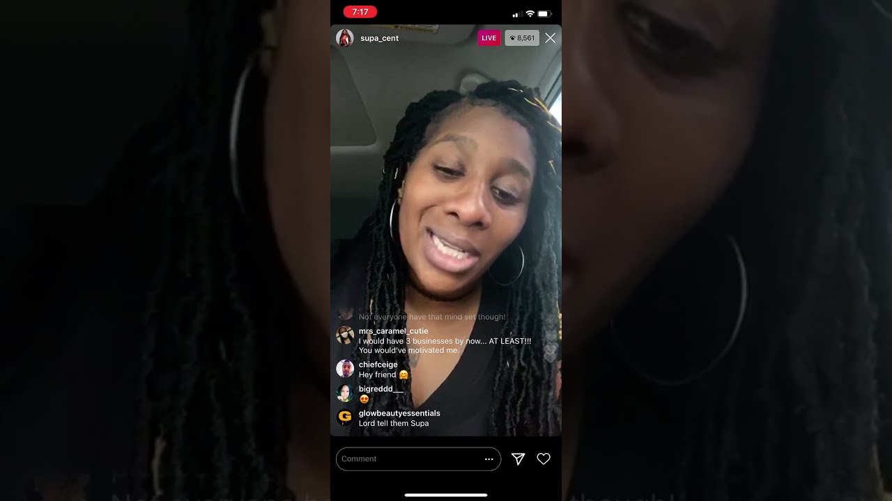 Supa Cent Live talking about her past ❌ relationship and chilling with her new man!!