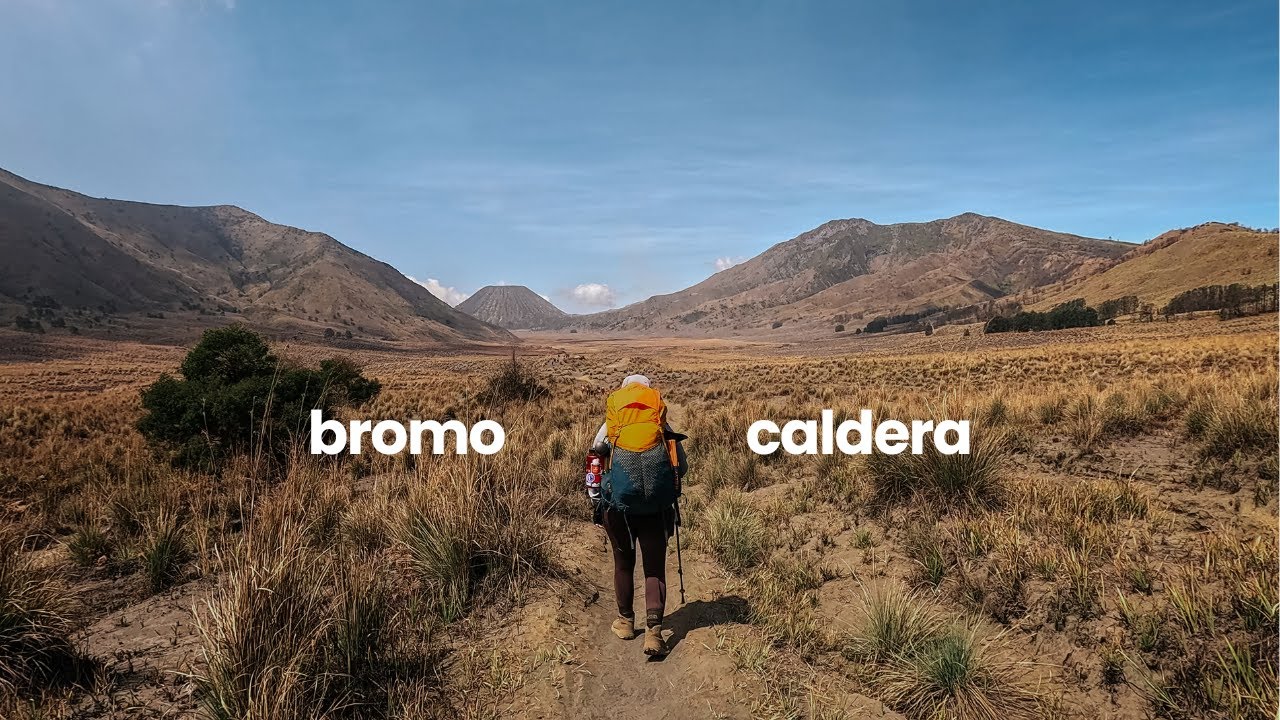Trekking along the caldera of Bromo Tengger Semeru National Park | Fjallraven Discovery 2024