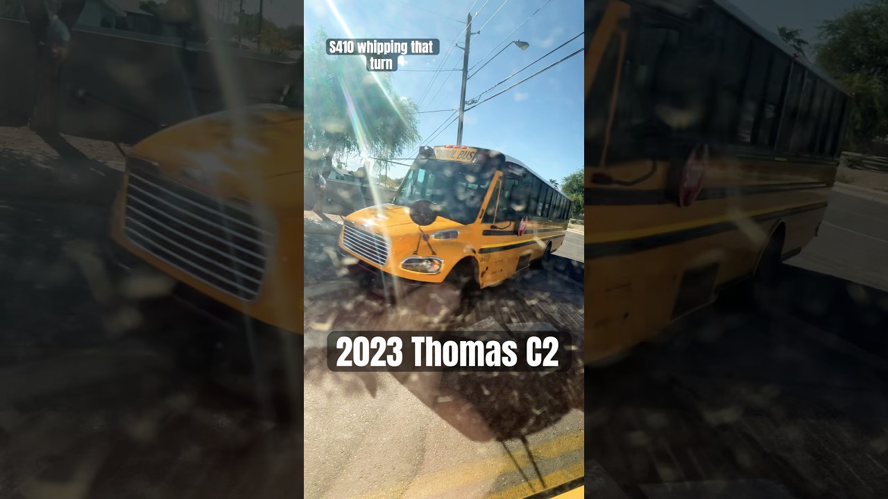 S410 Thomas C2 #bus #schoolbus #arizona #gilbert #thomas #thomasbuiltbuses #c2 #whipping