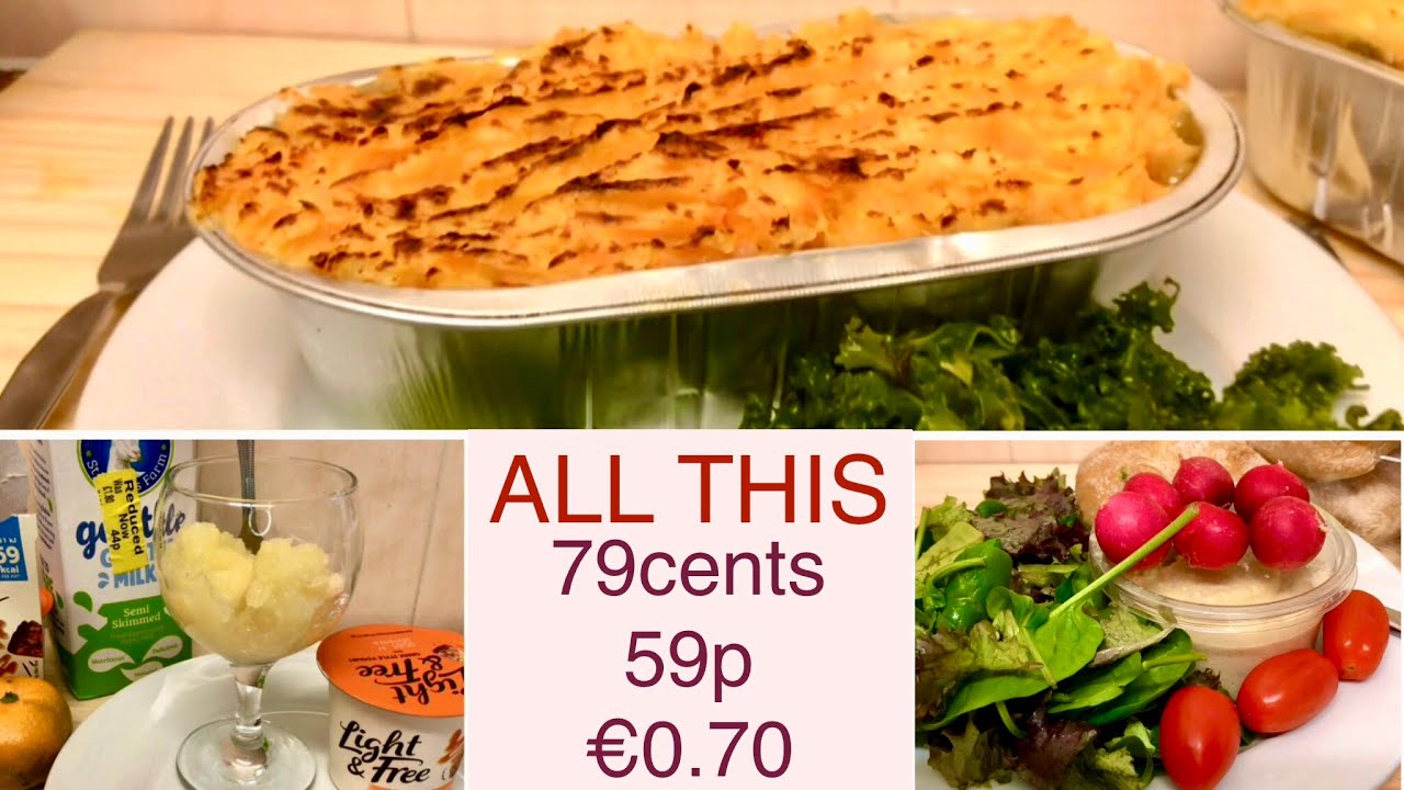 HOW TO SAVE MONEY | ONE DAYS MEALS FOR 79cents 59p €0.70