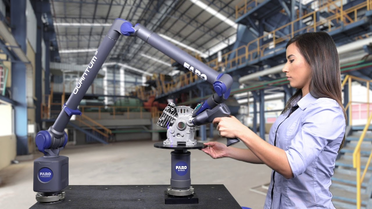 FARO 8-Axis Quantum ScanArm: Faster and Easier Scanning with FARO 8-Axis