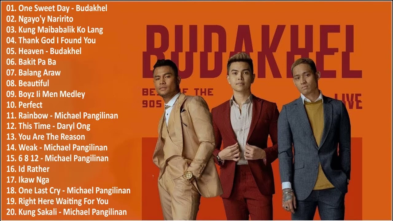 BUDAKHEL Nonstop Songs 2024 - Bugoy Drillon Daryl Ong, Michael Pangilinan - Bagong OPM Love Songs