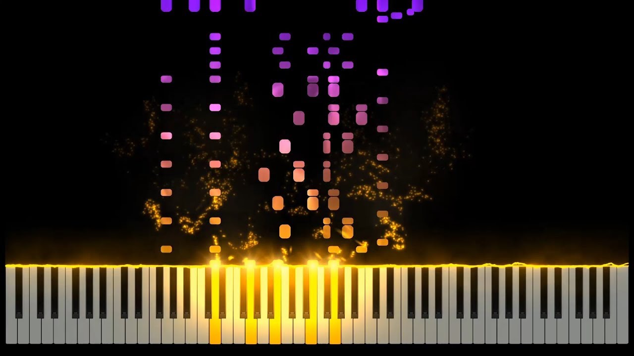 Tchaikovsky - Trepak Russian Dance - Piano Classical History (Synthesia)