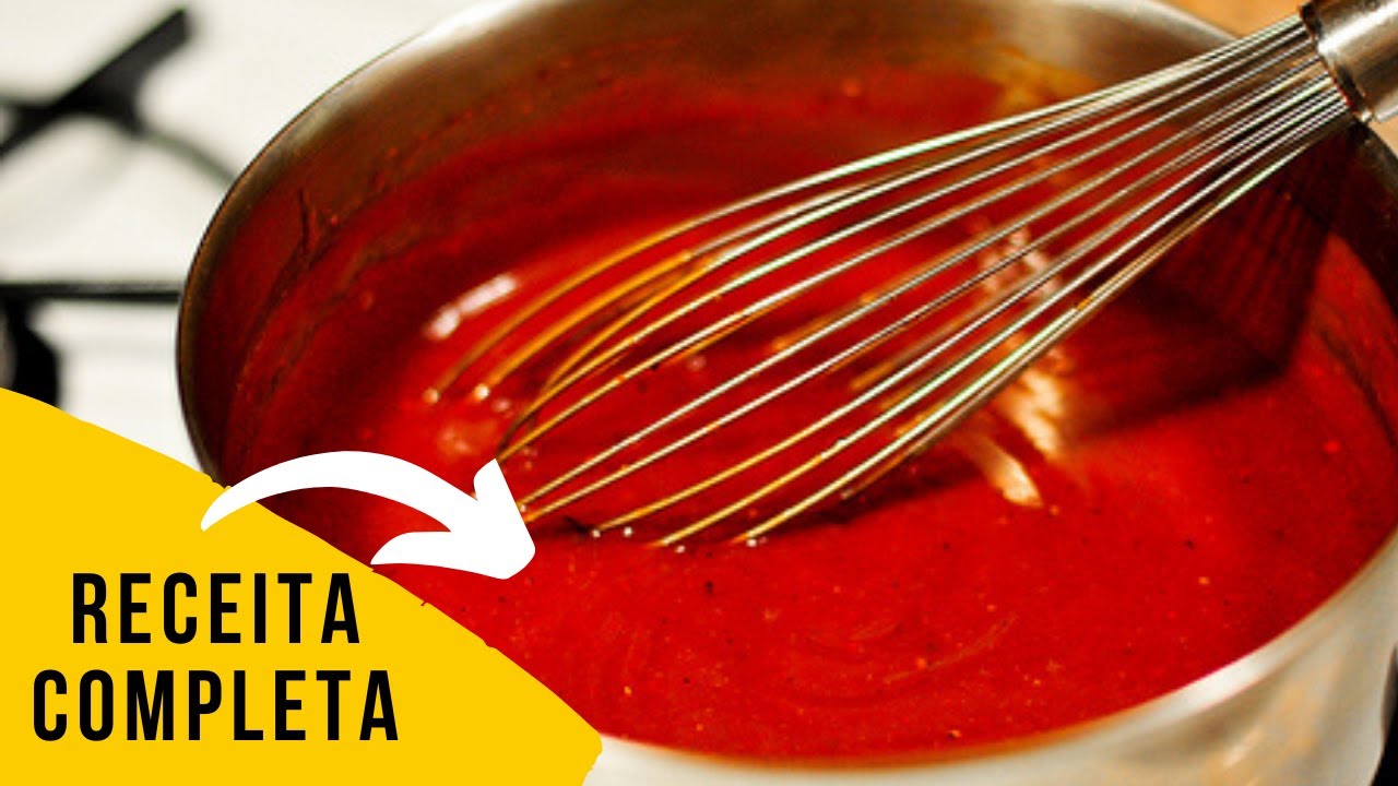 COMO FAZER MOLHO BARBECUE PARA HAMBÚRGUER 🍔