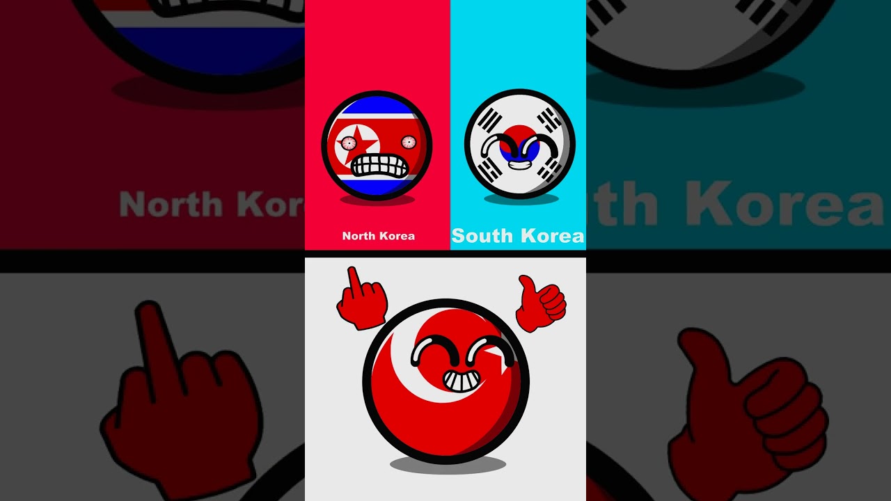 Countryballs Choices: North Korea VS South Korea #countryballs