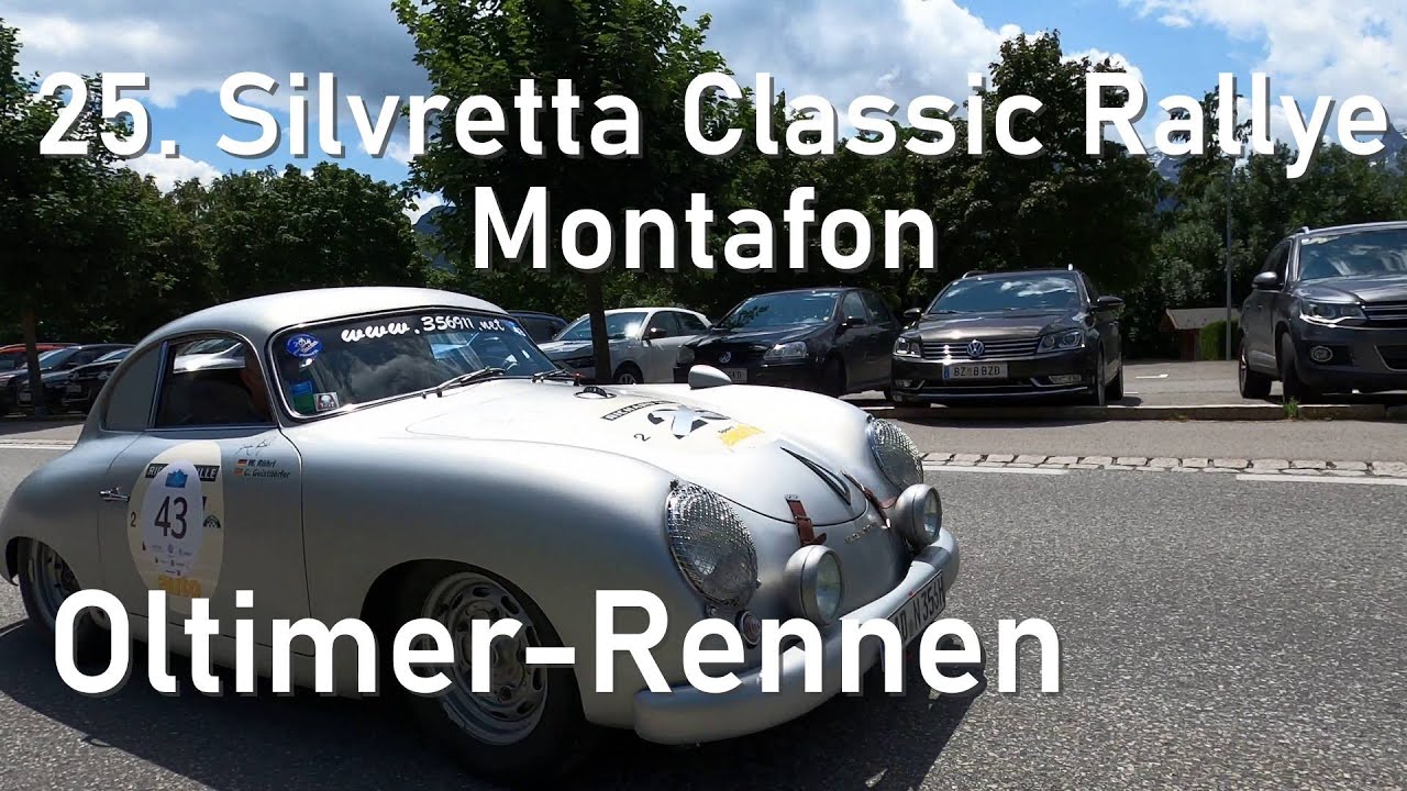 25. Silvretta Classic Rallye Montafon 2023 | Oldtimer Rennen |  Bergpanorama & Pass-Straßen