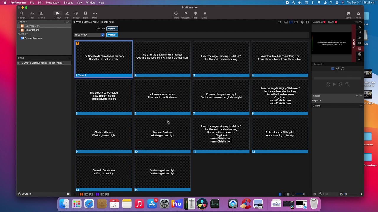 ProPresenter 7: Lyrics for Livestream Tutorial