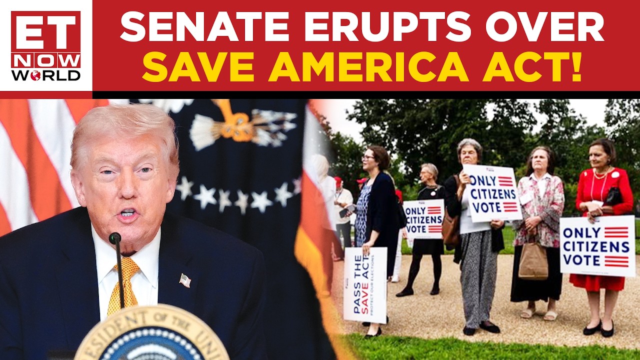 US Senate Debate Turns UGLY Over Trump's SAVE America Act | Voter Fraud | Voter ID