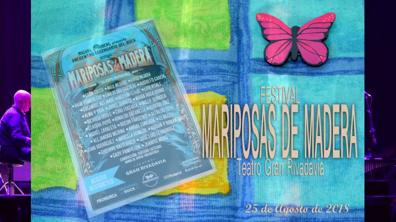 MARIPOSAS DE MADERA - AGOSTO 2018