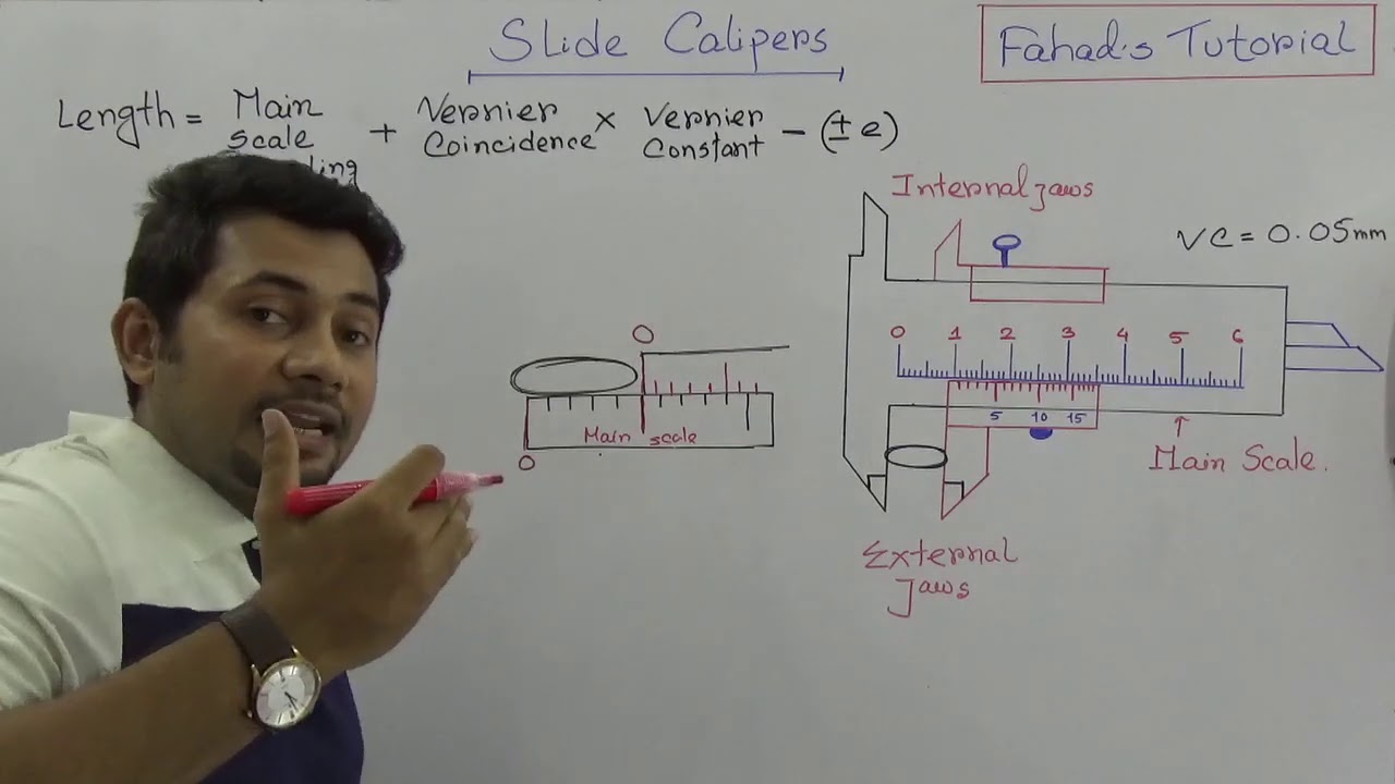 Slide Calipers | Vernier Calipers | Measurement and Physical Quantities | Physics
