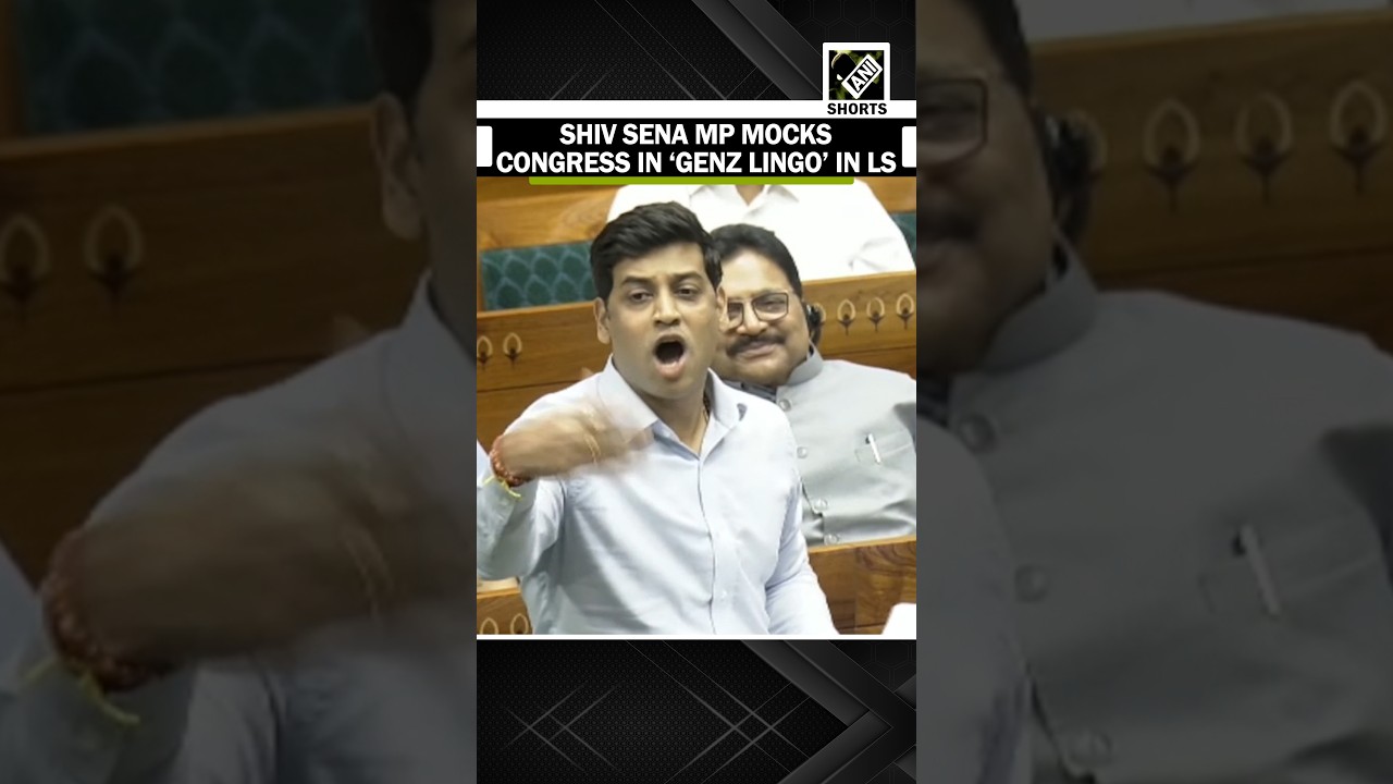 &lsquo;FOMO&hellip;Delulu&hellip;&rsquo;: Shiv Sena&rsquo;s Shrikant Shinde mocks congress in GenZ language in LS over LKM protests