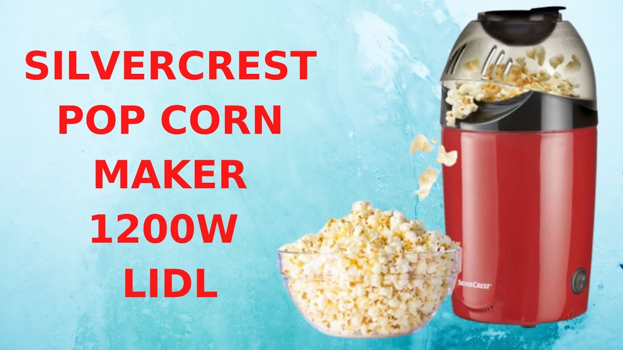 UNBOXING & TEST SILVERCREST POP CORN MAKER 1200W | Alena Kitchen