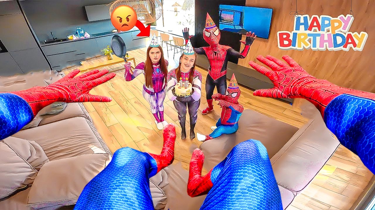 SPIDER-MAN Bros and LITTLE-SPIDEY Making Fun of NEW SPIDER-SISTER! (Funny Comedy POV)