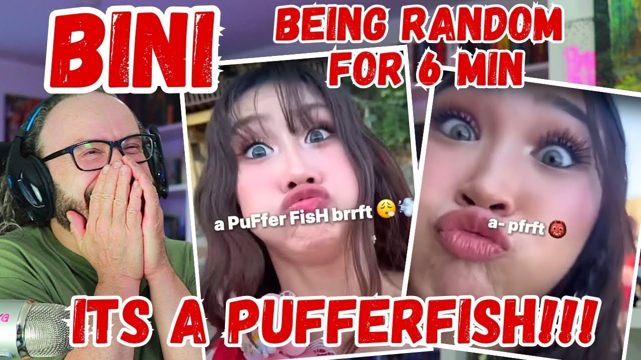 A pufferfish! Reacting to BINI being random for 6 minutes
